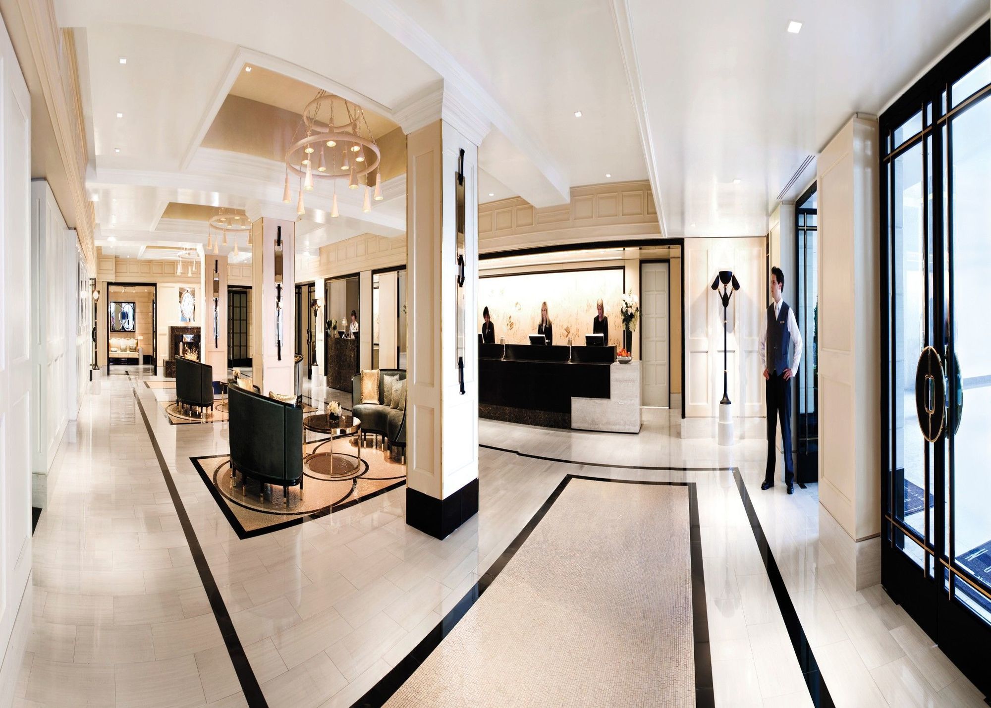 The London West Hollywood At Beverly Hills Ngoại thất bức ảnh The lobby of the Mandarin Oriental, Paris