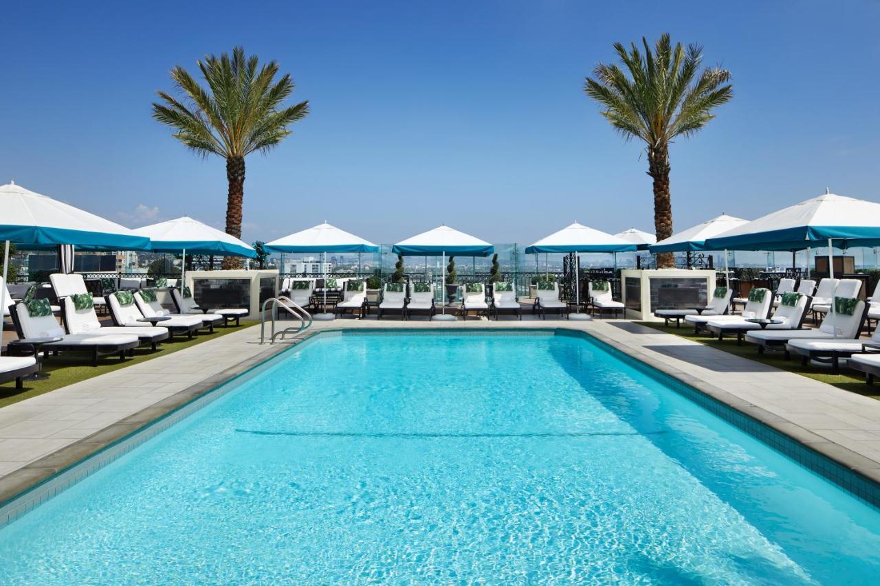 The London West Hollywood At Beverly Hills Ngoại thất bức ảnh Rooftop pool at the InterContinental