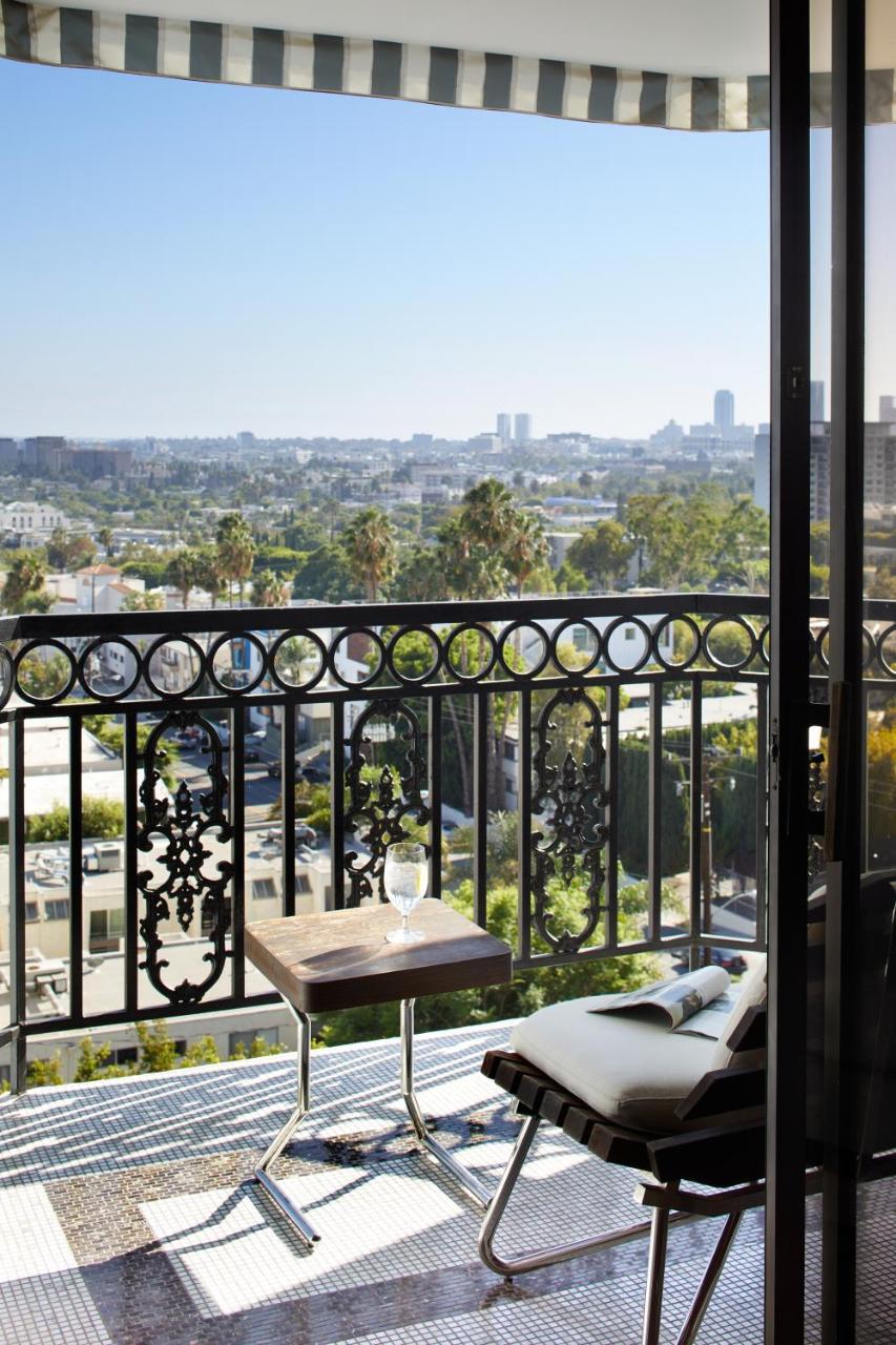 The London West Hollywood At Beverly Hills Ngoại thất bức ảnh View from the balcony of a suite at the Beverly Hills Hotel